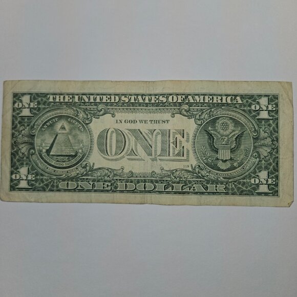 United States $1 Bill Star Note Series 2013 B12319342* PLUS 1934 Year (B302) - Picture 3 of 4